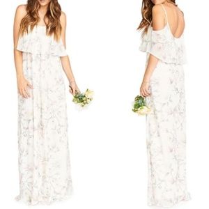 Show Me Your Mumu Caitlin Ruffle Forever Vine Maxi Dress